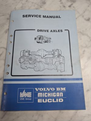 Volvo Service Repair Overhaul Manual Shop Book Drive Axles Articulated Haulers