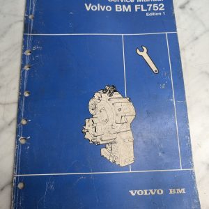 Volvo Service Repair Overhaul Manual Shop Book Bm Fl752 Edition 1 1998