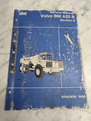 Section 9 ~ Volvo Service Repair Overhaul Shop Manual Bm A25 B Articulated Truck