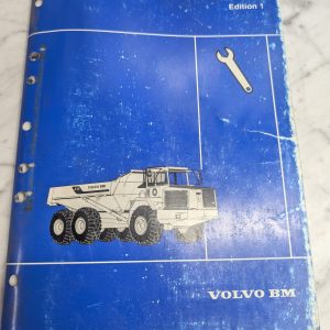 Volvo Service Repair Overhaul Shop Manual Bm A30 Articulated Truck 1St Edition