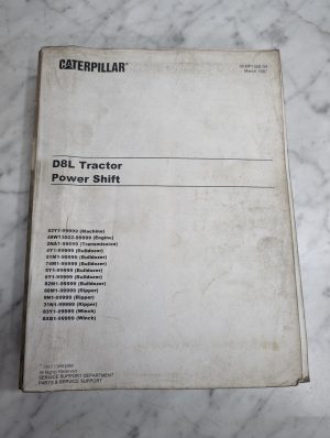 Vol 2 Caterpillar Service Parts List Catalog Manual D8L Tractor Power Shift 1997