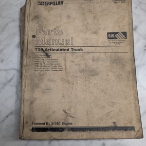 Caterpillar Cat Service Parts List Catalog Manual 725 Articulated Truck 2003