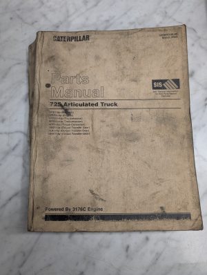 Caterpillar Cat Service Parts List Catalog Manual 725 Articulated Truck 2003