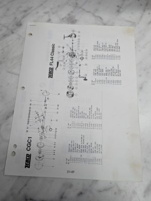 Zebco Service Parts List Catalog Manual Illustrated Fishing Reels 1989 28 Pages