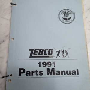 Zebco Service Parts List Catalog Manual Illustrated Fishing Reels 1991