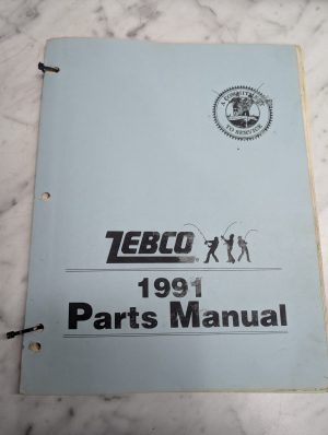 Zebco Service Parts List Catalog Manual Illustrated Fishing Reels 1991