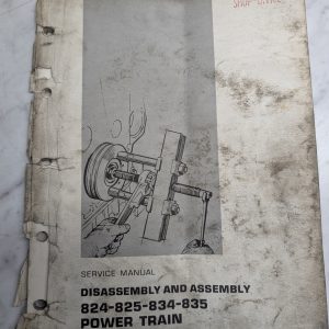 Caterpillar Cat Service Repair Overhaul Manual 824 825 834 835 Power Train 1972