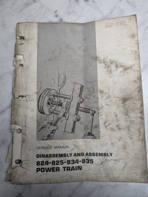 Caterpillar Cat Service Repair Overhaul Manual 824 825 834 835 Power Train 1972