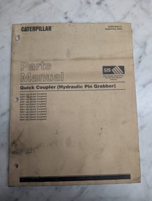 Caterpillar Cat Service Parts List Book Catalog Manual Quick Coupler 2003