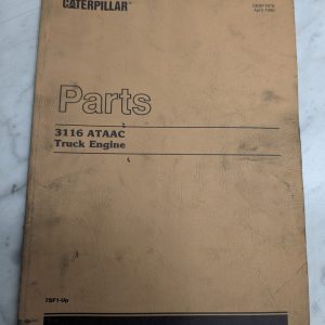 Caterpillar Cat Service Parts List Catalog Manual 3116 Ataac Truck Engine Diesel