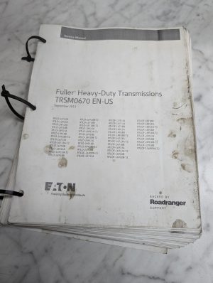 Eaton Fuller Heavy Duty Transmission Trsm0670 En-Us 2013 Service Repair Manual