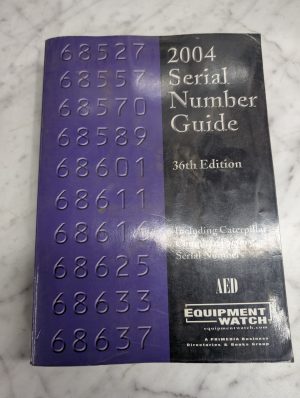 Aed Equipment Watch 2004 Serial Number Guide 36 Th Edition Caterpillar Factory