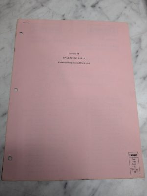 Daiwa Repair Service Parts List Catalog Manual Book Fishing Spincaster Reel 1977