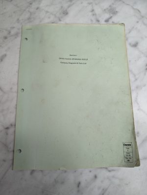 Daiwa Repair Service Parts List Catalog Manual Book Fishing Open Faced Reel 1975