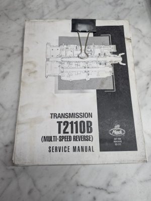 Mack Truck Service Manual Transmission T2110B 1998 Overhaul Repair Shop Book