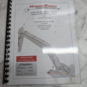 Hydrauliciruit Installation Instruction Manual Cat330C Excavator Aux Hyd Thumb