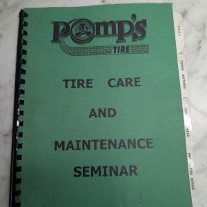 Pomp'S Tire Care And Maintenance Seminar Literature