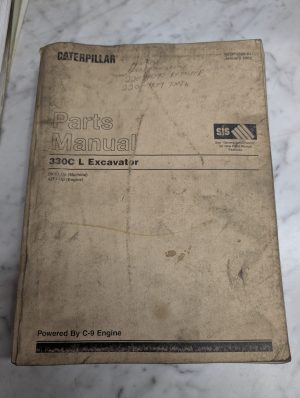 Caterpillar Cat Service Parts List Book Catalog Manual 330C L Excavator 2002
