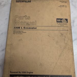 Caterpillar ~Vol 3~ Service Parts List Book Catalog Manual 330B L Excavator 1999