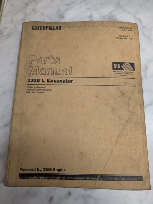 Caterpillar ~Vol 3~ Service Parts List Book Catalog Manual 330B L Excavator 1999