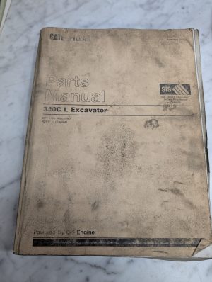 Caterpillar Cat Service Parts List Book Catalog Manual 330C L Excavator 2002