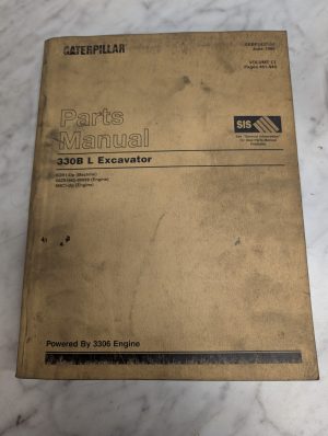 Caterpillar ~Vol 2~ Service Parts List Book Catalog Manual 330B L Excavator 1999