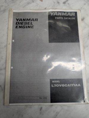 Yanmar Diesel Engine Service Parts List Book Manual Catalog L70V6Ca1T1Aa