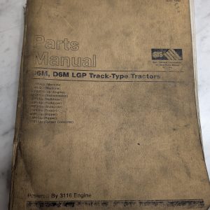 Caterpillar Service Parts List Book Catalog Manual D6M Lgp Tractors Sebp2486-01