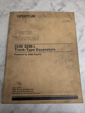 Vol 1 Caterpillar Service Parts List Catalog Manual 320B L Excavator Xebo7645-03