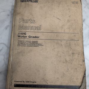 Caterpillar Service Parts List Book Catalog Manual 140G Motor Grader Sebp1092