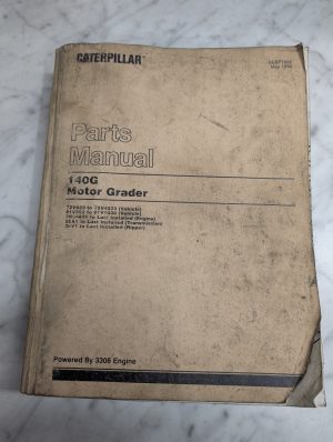 Caterpillar Service Parts List Book Catalog Manual 140G Motor Grader Sebp1092