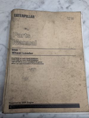Caterpillar Service Parts List Catalog Manual 950 Wheel Loader Sebp1048 1983