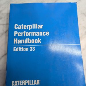Caterpillar Cat Performance Handbook Edition 33 Manual Guide Sebd0343 2002