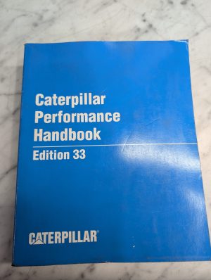 Caterpillar Cat Performance Handbook Edition 33 Manual Guide Sebd0343 2002