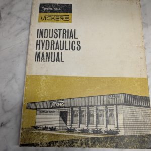 Sperry Rand Vickers Industrial Hydraulics Training Manual 935100-A 1St Ed. 1970