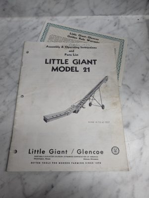 Little Giant Model 21 Assembly Operator Instruction Manual Parts Catalog