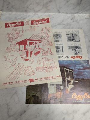 Cozy Cab Saftgard Custom Products Price List 1975 Sales Literature Brochure