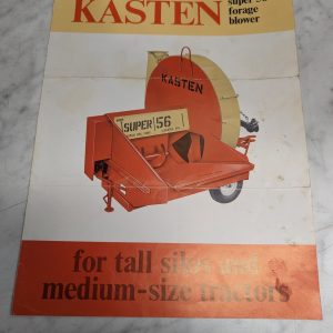 Kasten Super 56 Forage Blower Tall Silos Medium Size Tractors Sales Brochure