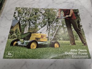 John Deere Jd Outdoor Power Equipment Mower One-Stop Sales Brochure 1973