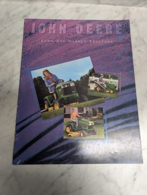 John Deere Jd Lawn & Garden Tractor Series Sales Brochure 1994 Literature