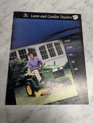John Deere Jd Lawn & Garden Tractor Gt 242 262 245 265 320 Sales Brochure 1994