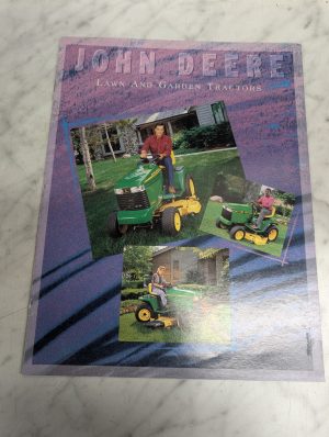 John Deere Jd Lawn & Garden Tractor Series Sales Brochure 1995 Literature