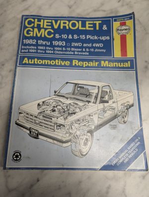 Chevy Gmc S10 S15 Pick-Ups Blazer & Jimmy 1982-1993 Haynes Repair Manual 24070