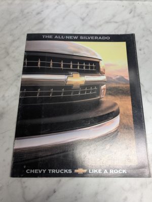 1998 Chevy Chevrolet Silverado Pickup Sales Brochure Literature Like A Rock