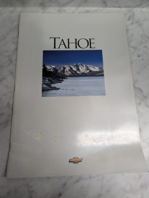 1995 Chevy Chevrolet Tahoe Sales Brochure Literature Like A Rock