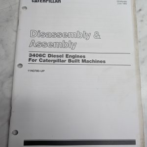 Caterpillar Disassembly Overhaul Service Manual 3406C Diesel Engines Senr6409