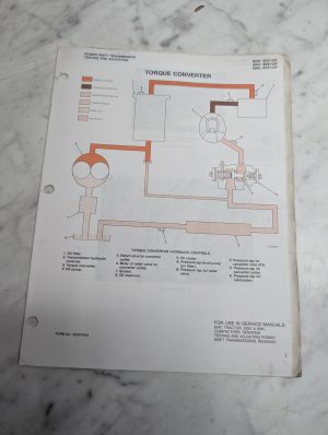 Caterpillar Power Shift Transmission Testing & Adjustment Senr7834 824C-826C