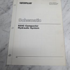 Caterpillar Service Manual Schematic 825C Compactor Hydraulic System