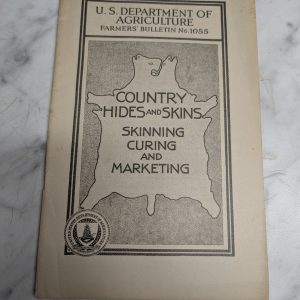 Us Department Of Agriculture Country Hides & Skins Curing Marketing #1055