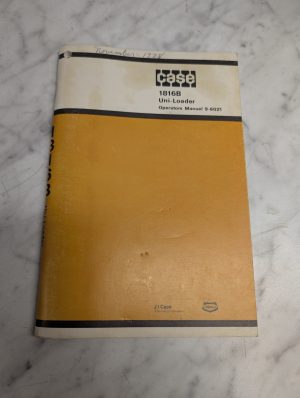 Case Operator'S/Service/Maintenance Manual 1816B Uni-Loader 9-6021